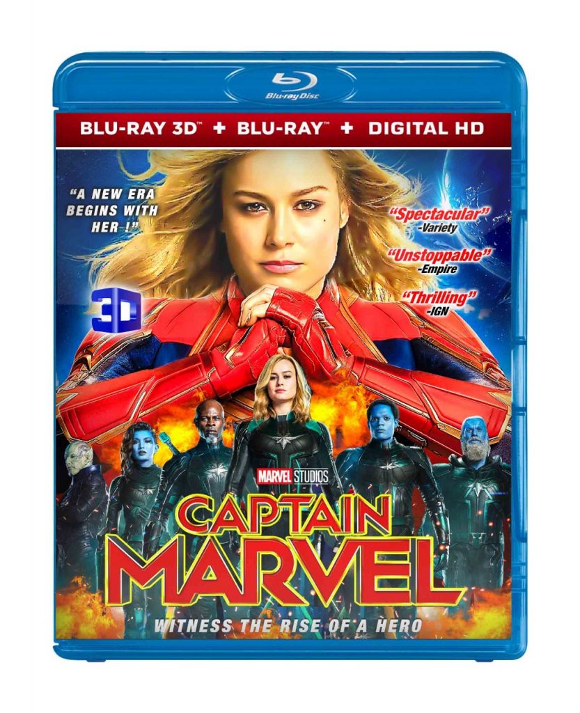 Captain Marvel 3D (Bluray 2019) Region free!!! BluRay