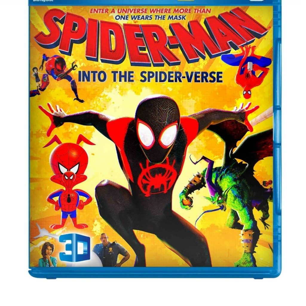 SpiderMan Into the SpiderVerse ( 3D Bluray 2019) Region free