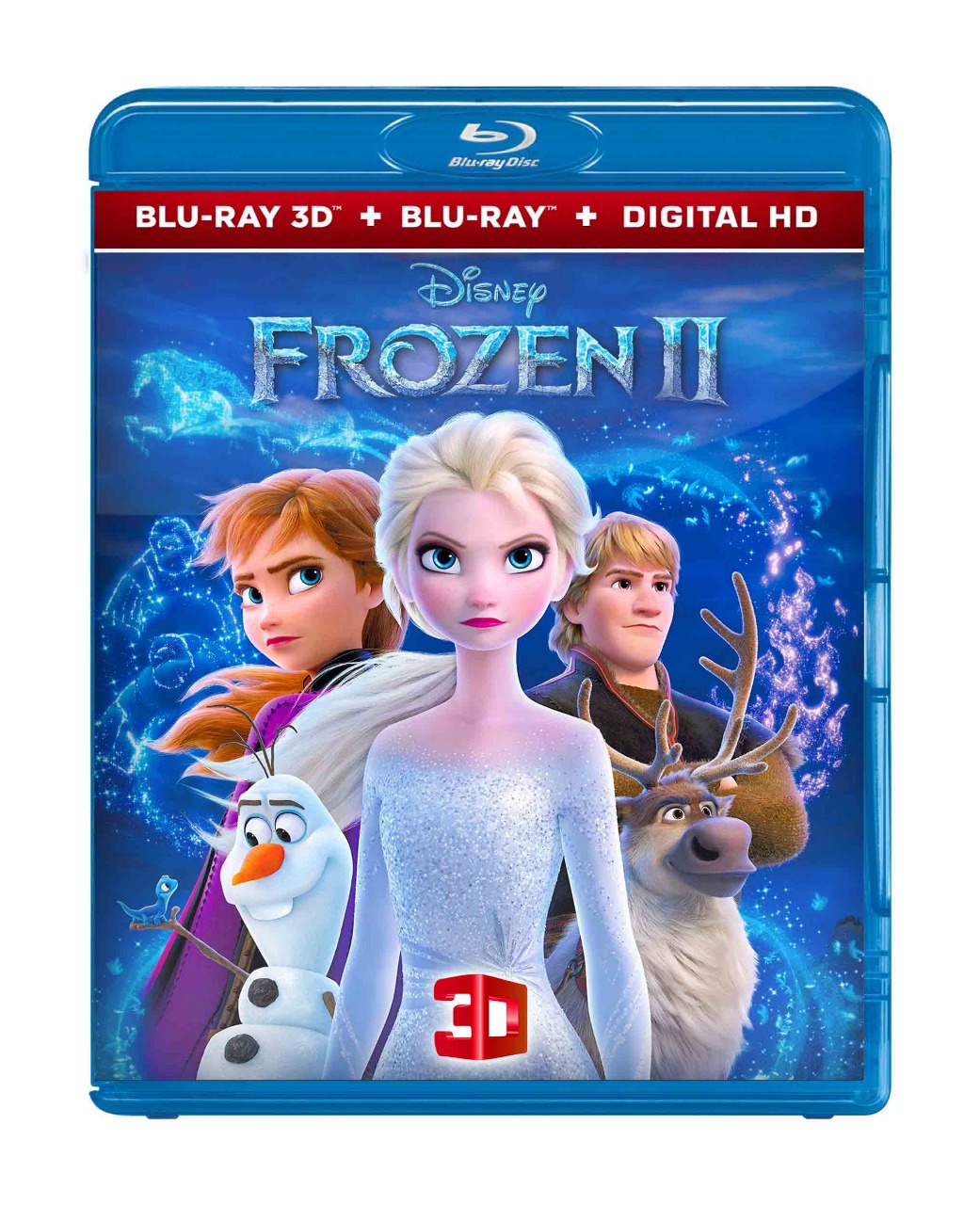Thermisch doos Te voet Frozen II (3D Blu-ray 2019) Region free + Shipping Free !!