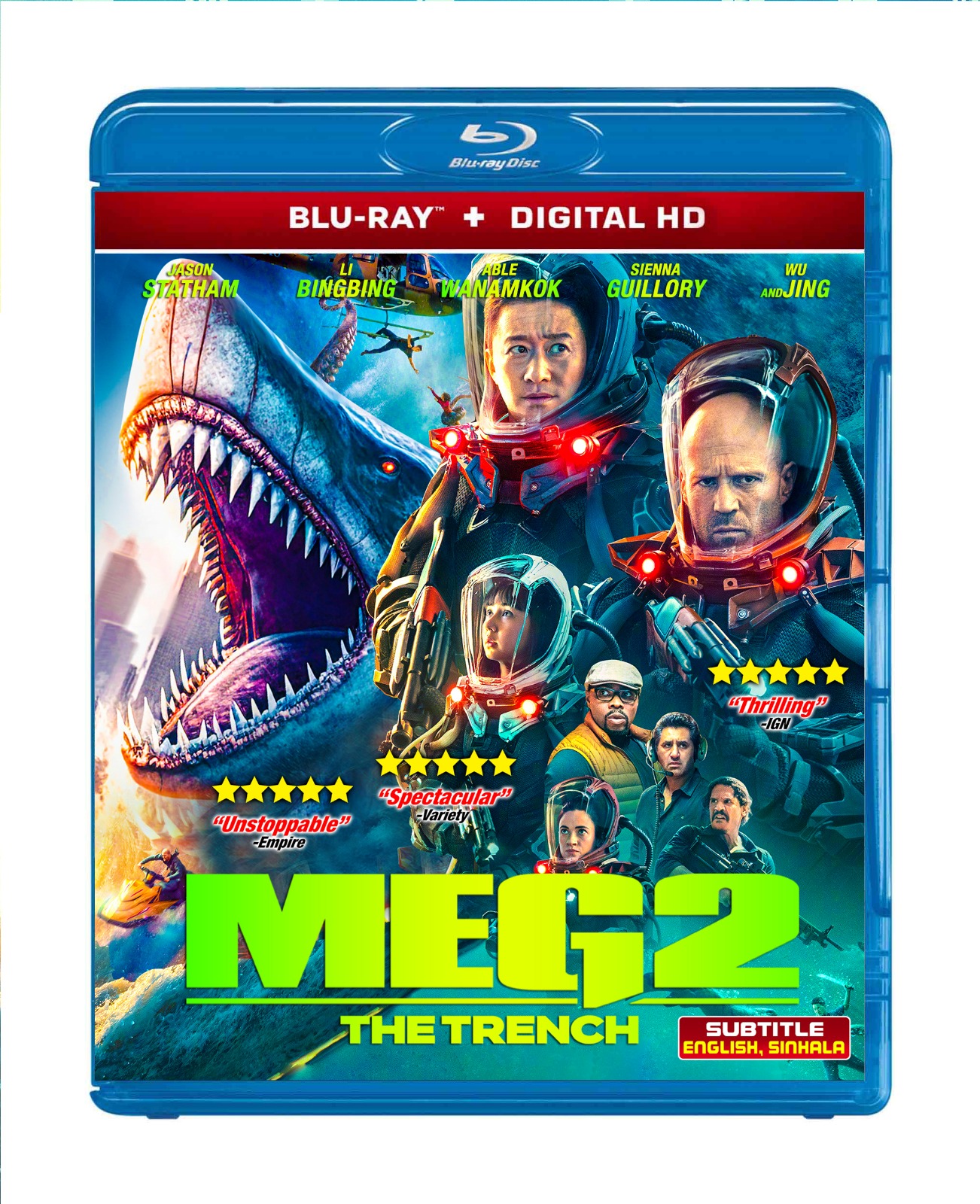 Meg 2: The Trench Meg-2 Film (Blu-ray)