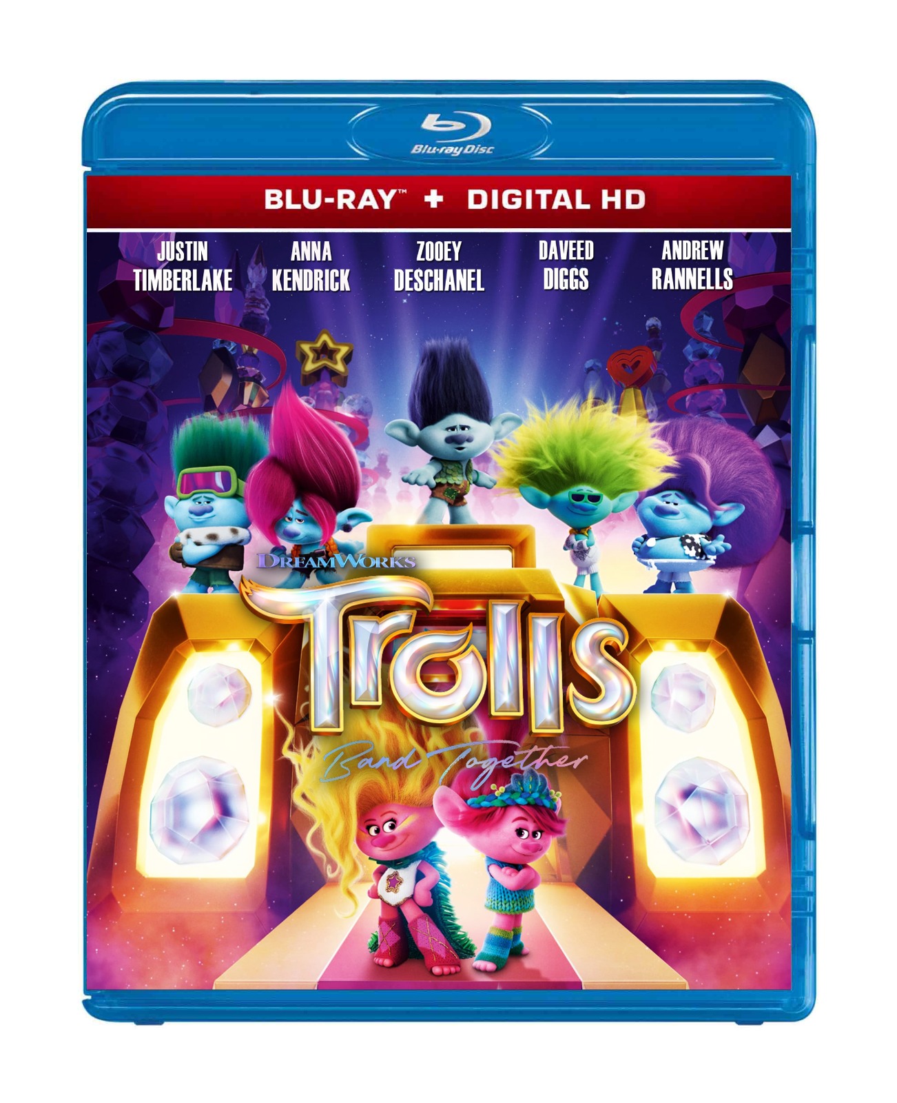 Trolls Band Together (Blu-ray 2023) Region free