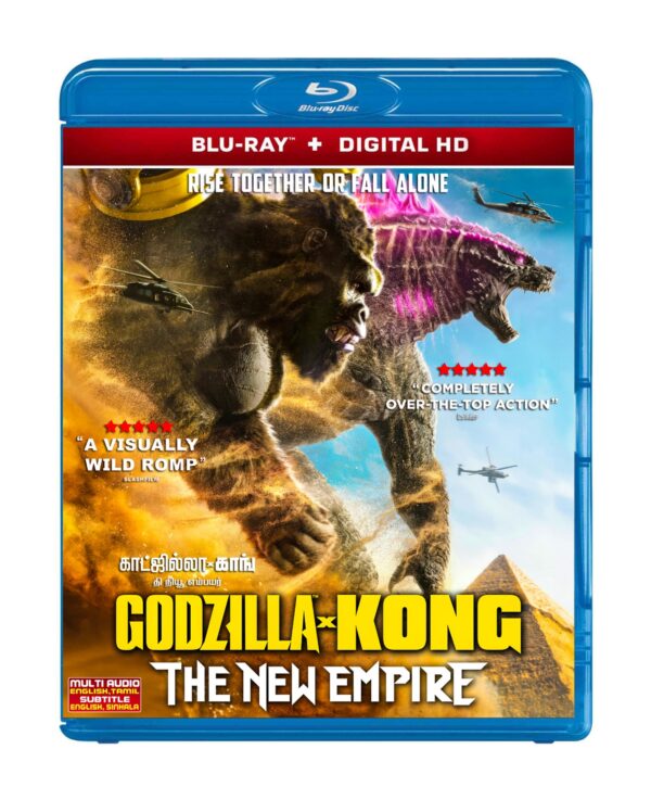 Godzilla x Kong: The New Empire bluray