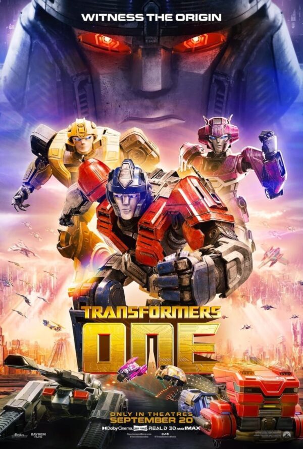 Transformers One bluray