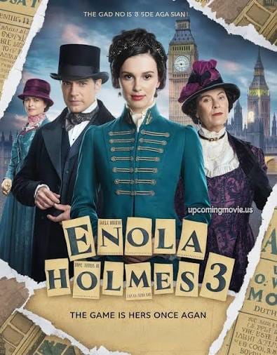 Enola Holmes 3 (Blu-ray 2026) Region free !!!
